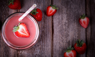 Smoothie déjeuner fraisebec