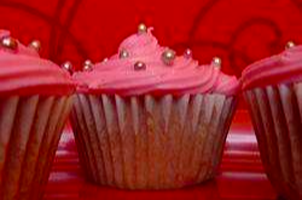 Petits gateaux aux fraises