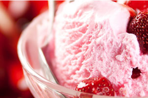 Parfait aux fraises