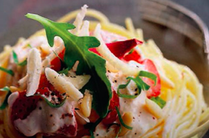 Spagetti aux fraises