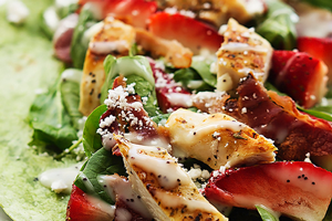 Wrap bacon aux fraises